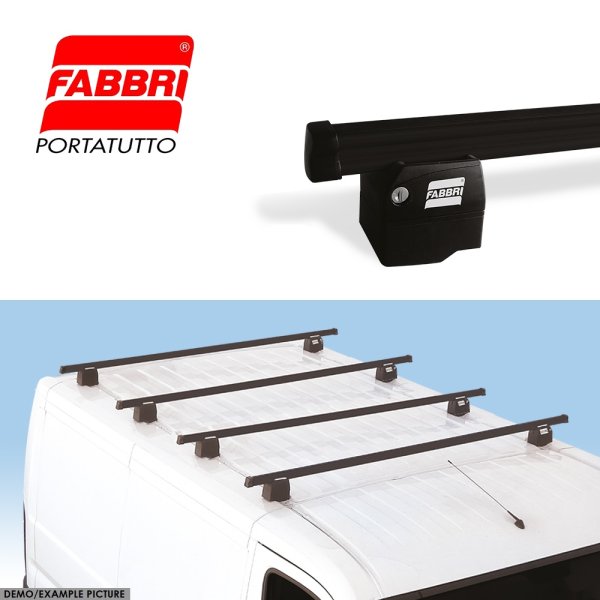 FABBRI BARRO Roof Rack 4-Bars for RENAULT TRAFIC 3