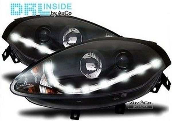 Headlights  with Daytime Running Light  Fiat Bravo (198)