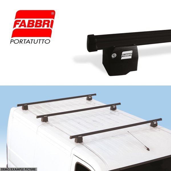 FABBRI BARRO Roof Rack 3-Bars for MERCEDES-BENZ VITO (W/V639)