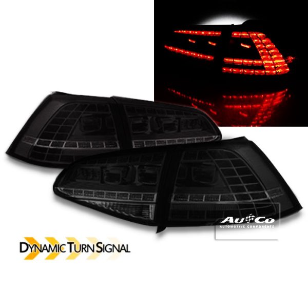 LTI / LED Taillights with dynamic turn signal for VW GOLF 7