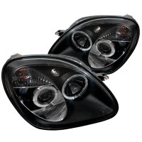 Head Lights with LED Angel Eyes for MERCEDES-BENZ SLK R170