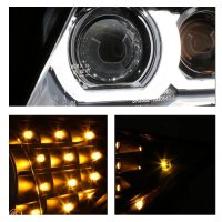 XENON Fanali anteriori con 3D LED Angel Eyes per BMW 3 SERIES E90 / E91