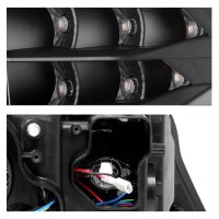 XENON Scheinwerfer-Set mit 3D LED Angel Eyes f&uuml;r BMW 3 SERIE E90 / E91