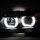 XENON Fanali anteriori con 3D LED Angel Eyes per BMW 3 SERIES E90 / E91