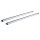 CRUZ ALU CARGO AF158 Barra de techo (2x KIT)