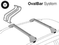 MODULA CS OVAL BAR Barres de toit pour AUDI A4 B9 AVANT