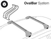 MODULA CS OVAL BAR Barres de toit pour HYUNDAI TUCSON (TL)