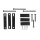 PERUZZO PURE INSTINCT ROOF Fixing kit for squared bars