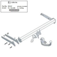 WESTFALIA Towbar A40V detachable for SKODA KAROQ