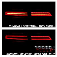 LTI / LED-Taillights with dynamic turn signal for PORSCHE CAYENNE 2 (92A)