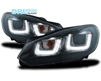 Faros con Marcha Diurna LED para VW GOLF 6 (RED-LINE)