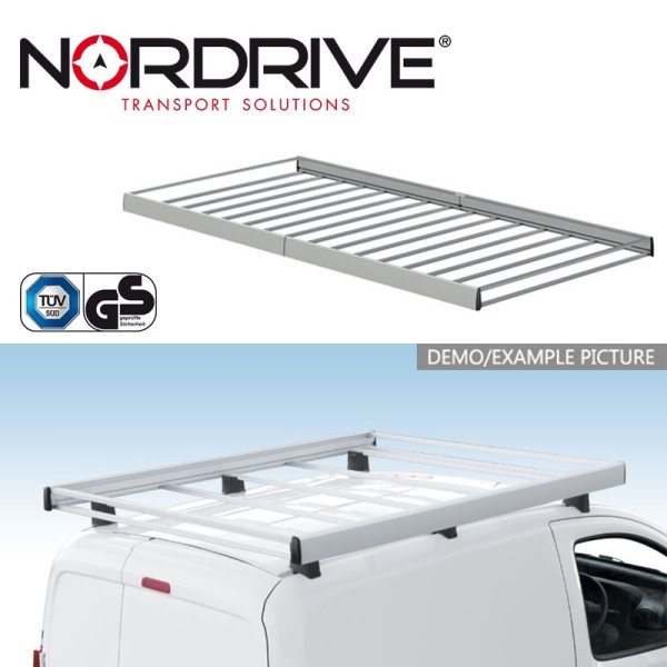 NORDRIVE KARGO RACK Roof Basket (240x150x7) for VW T6 TRANSPORTER / MULTIVAN