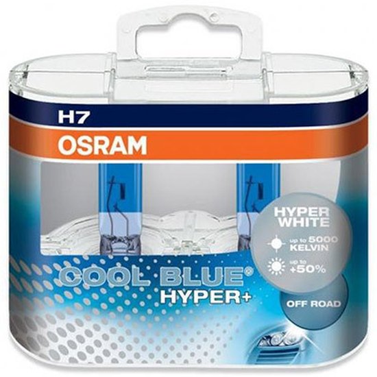 L&aacute;mpara Hal&oacute;gena H7 Osram Cool Blue Hyper+ 5000K