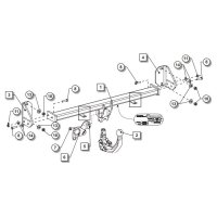 ORIS Enganche de remolque desmontable para BMW 3 SERIES F30 SED&Agrave;N