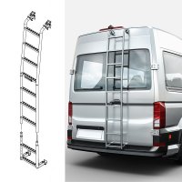 M-LINE Rear ladder for VW CRAFTER 2 (H2)