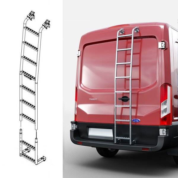 M-LINE &Eacute;chelle arri&egrave;re pour FORD TRANSIT GEN. 7 (H2)
