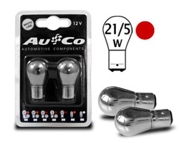 Ampoule chrome  12V 21/5W Bay15d