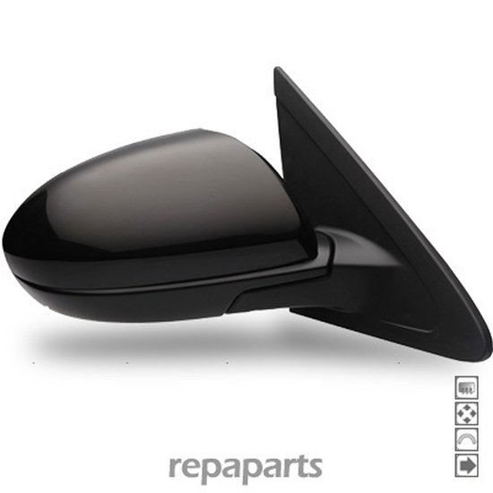 Aussenspiegel f&uuml;r MAZDA 3 (BL) - Rechts - Elekt. verstellbar + Beheizt