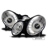 Fanali anteriori Ottica luci diurne di AuCo per MB Classe...