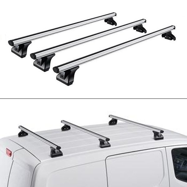 CRUZ ALU CARGO Roof rack 3-Bars for MERCEDES-BENZ SPRINTER 3 (W907/W910)