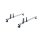 CRUZ ALU CARGO Load stops (18 cm) for Roof rack