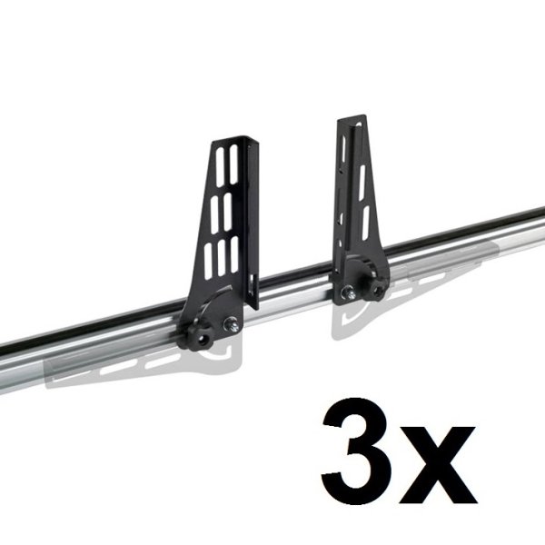 CRUZ ALU CARGO Topes laterales (18 cm) para Barras de techo