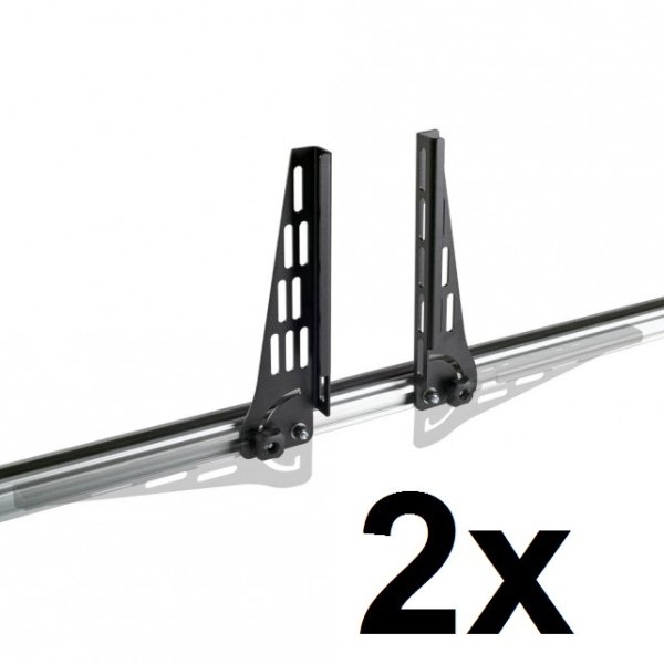 CRUZ ALU CARGO Arr&ecirc;ts de charge (25 cm) pour Barres de toit