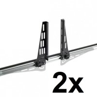 CRUZ ALU CARGO Arr&ecirc;ts de charge (25 cm) pour Barres de toit
