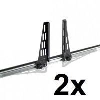 CRUZ ALU CARGO Topes laterales (25 cm) para Barras de techo