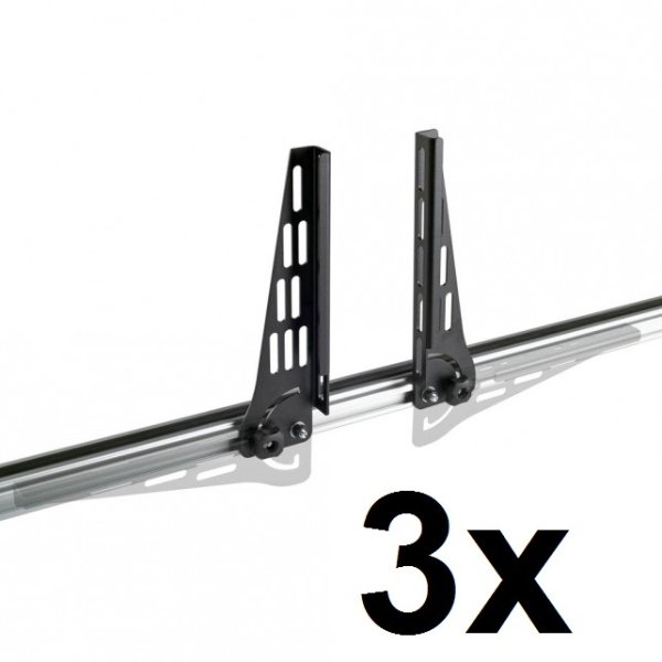 CRUZ ALU CARGO Arr&ecirc;ts de charge (25 cm) pour Barres de toit