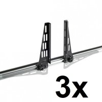 CRUZ ALU CARGO Arr&ecirc;ts de charge (25 cm) pour Barres de toit