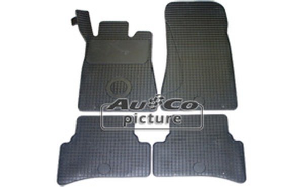 Rubber car mats from AuCo fits Mercedes C-Class (W203)