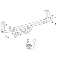 ORIS Attelage de remorque d&eacute;tachable pour BMW 1 SERIES F20