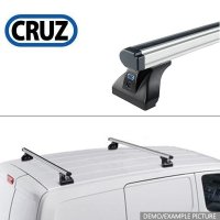 CRUZ ALU CARGO Roof rack 2-Bars for OPEL VIVARO B