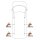 CRUZ ALU CARGO Barres de toit 2-Barres pour FORD TRANSIT CONNECT 3. GEN.